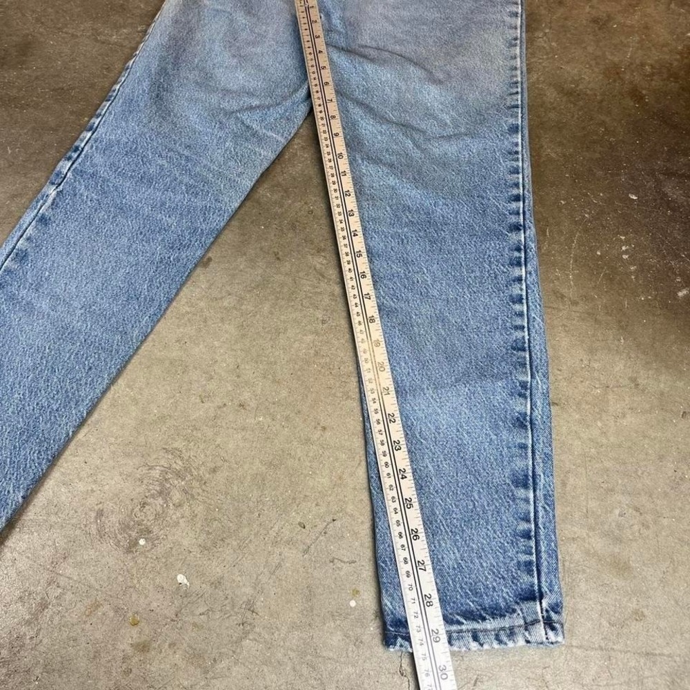 Vintage 90s SOS standard ovation sportswear blue denim jeans Size 26" - Picture 8 of 8